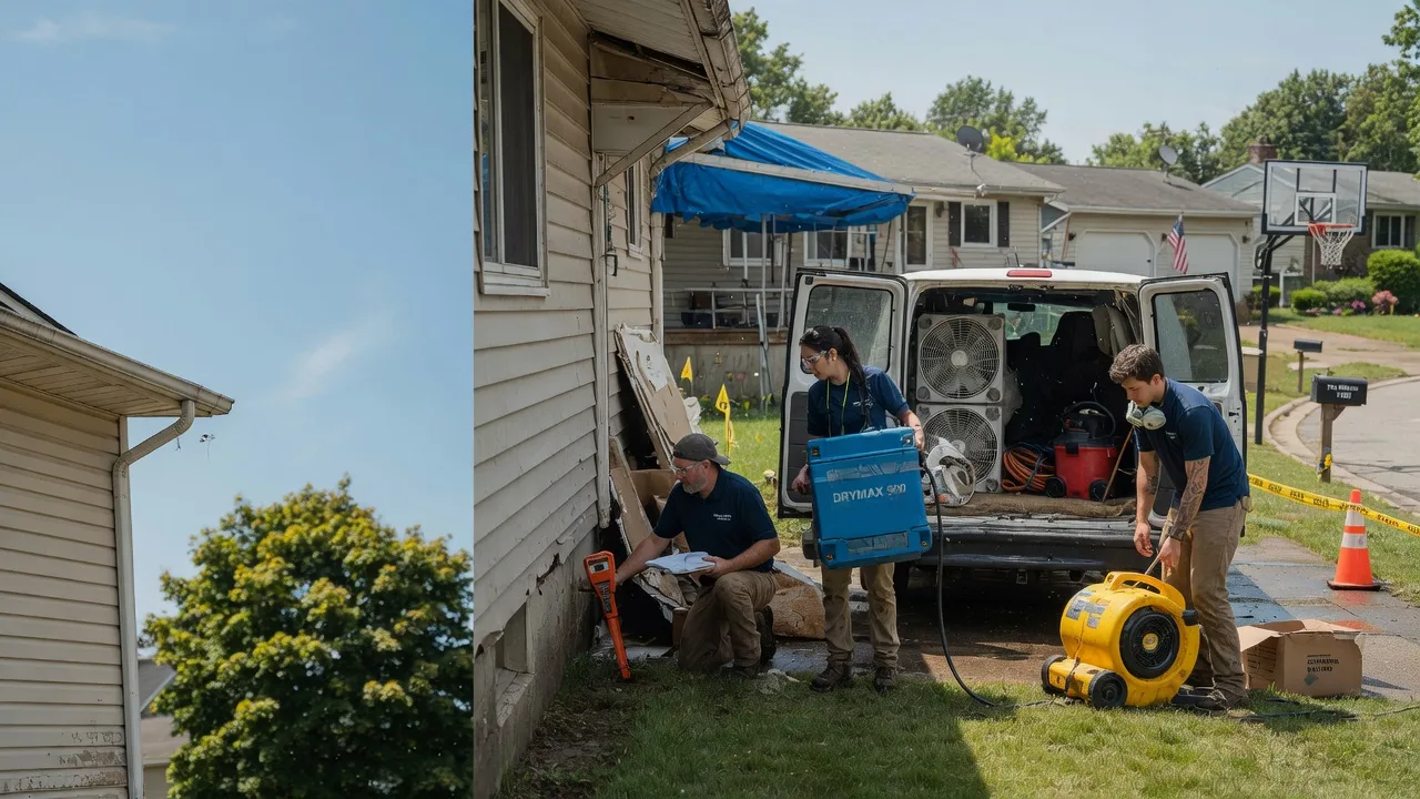 Ceiling Leak Cleanup in West Frankfort, IL near me
